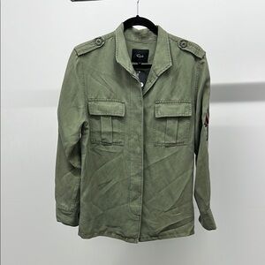 Rails Green Utility Shirt Jacket